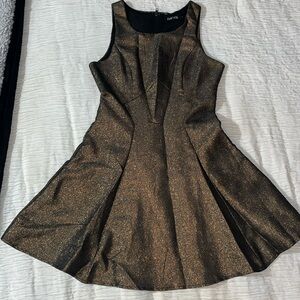Fabrik Mini Bronze/Gold Tank Mini Dress